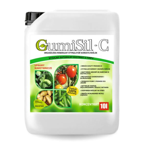 GumiSil-C 10L – Stymulator Wzrostu Warzyw | Mocne Korzenie, Wyższy Plon i Zdrowe Rośliny