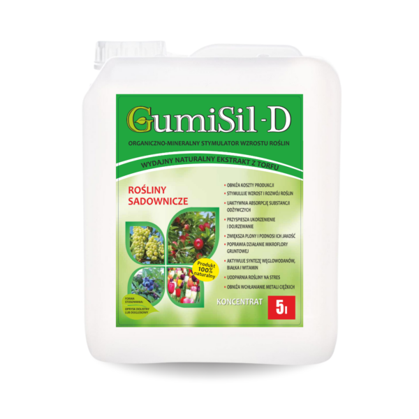Gumisil-D® 5l Biostymulator do Roślin Sadowniczych