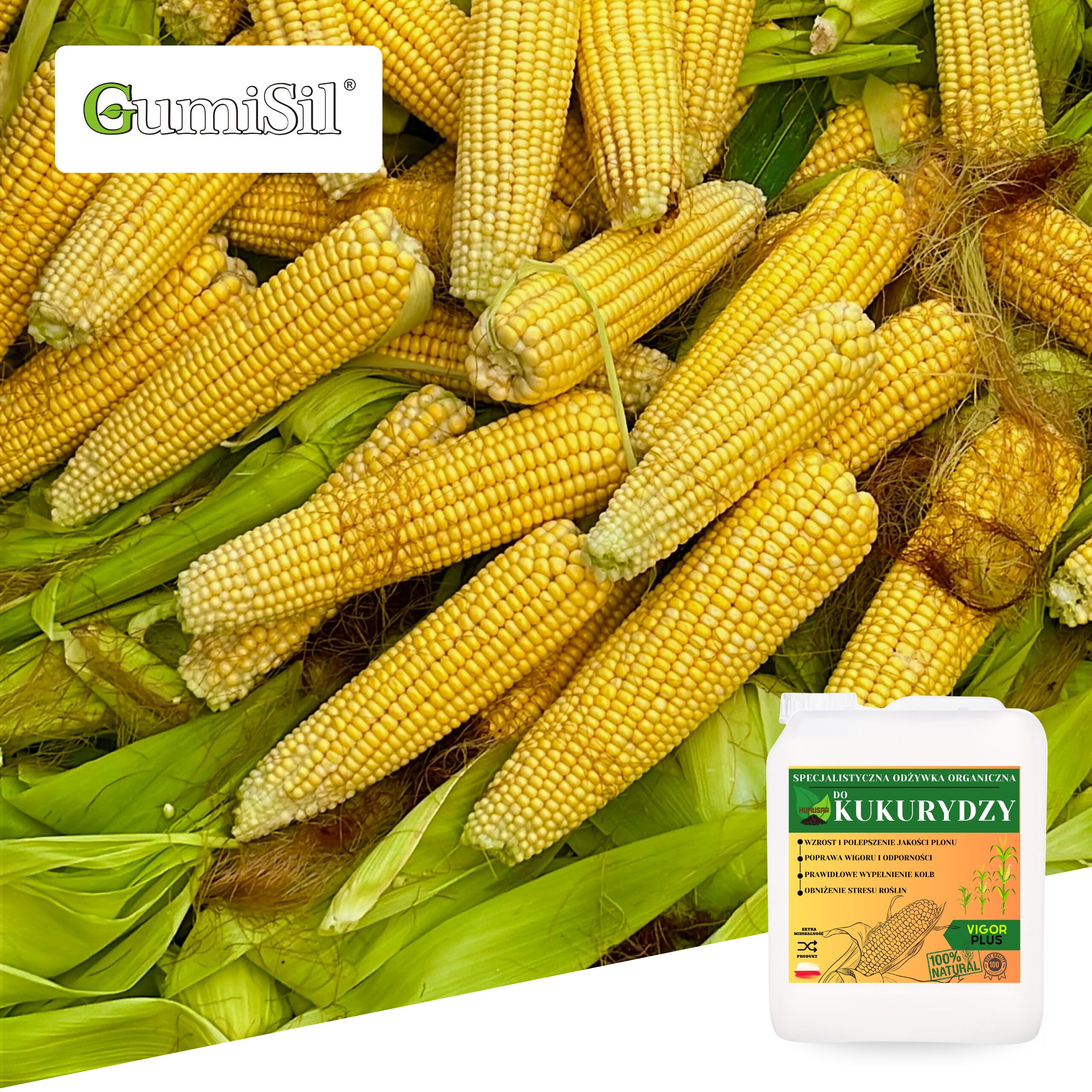 HUMUSAR VIGOR PLUS 5L – Skuteczna Odżywka do Kukurydzy dla Wyższych Plonów - obrazek 3