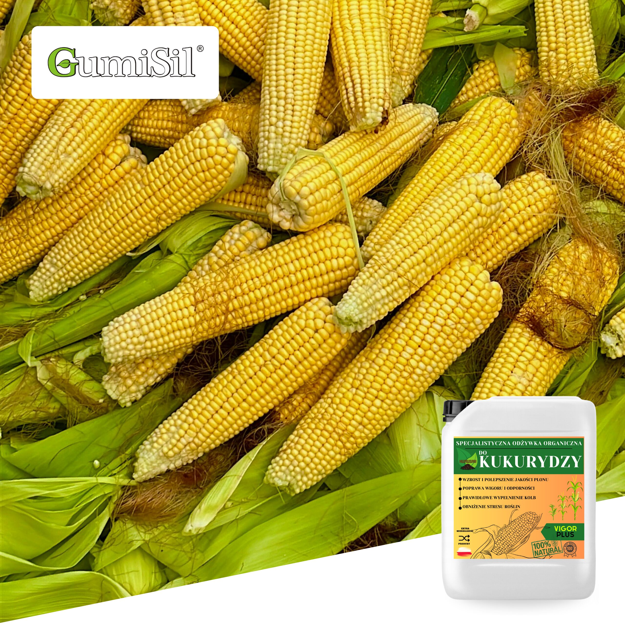 HUMUSAR VIGOR PLUS 10L – Profesjonalna Odżywka do Kukurydzy - obrazek 3