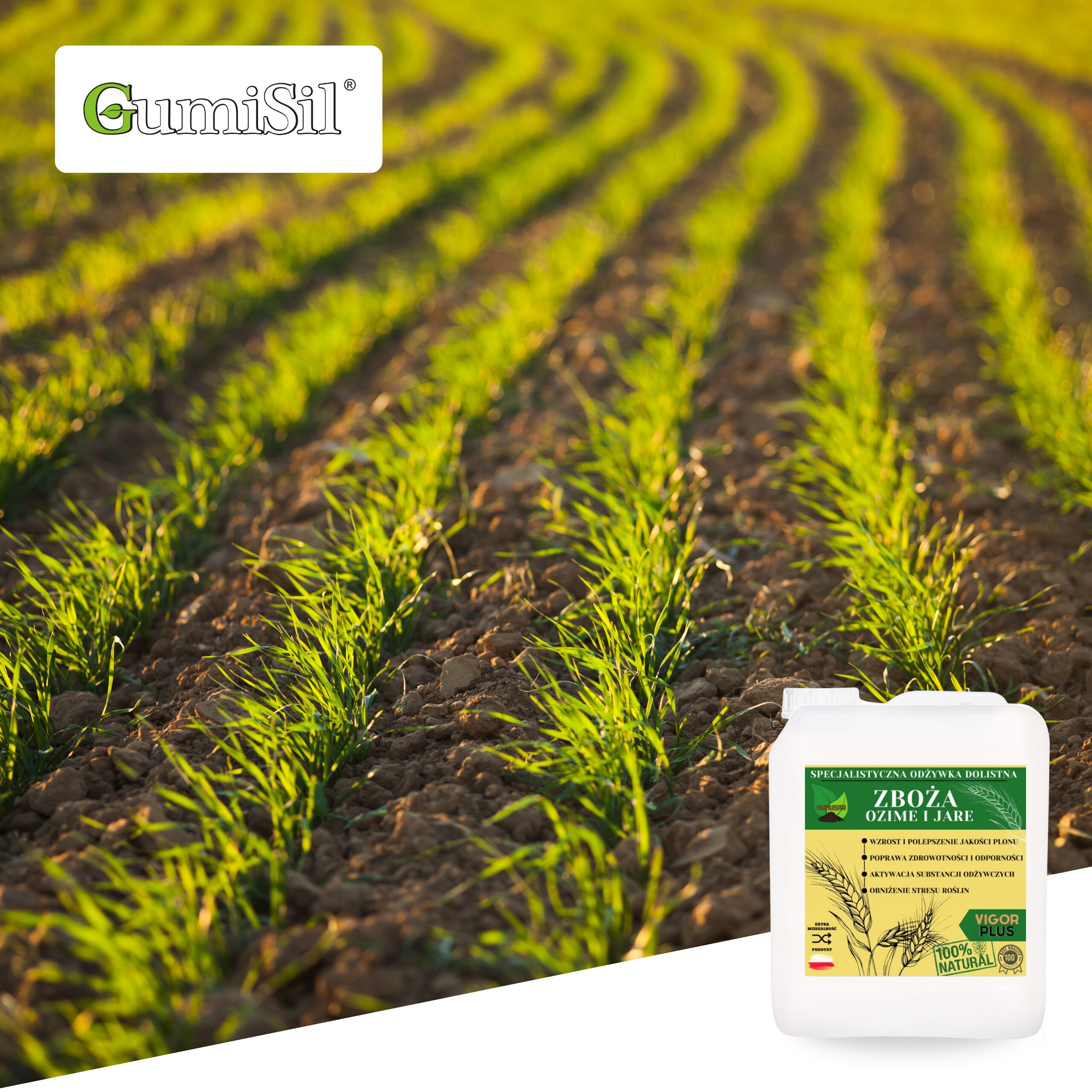 HUMUSAR VIGOR PLUS 5L – Odżywka do Zbóż dla Silnych i Wydajnych Upraw - obrazek 4