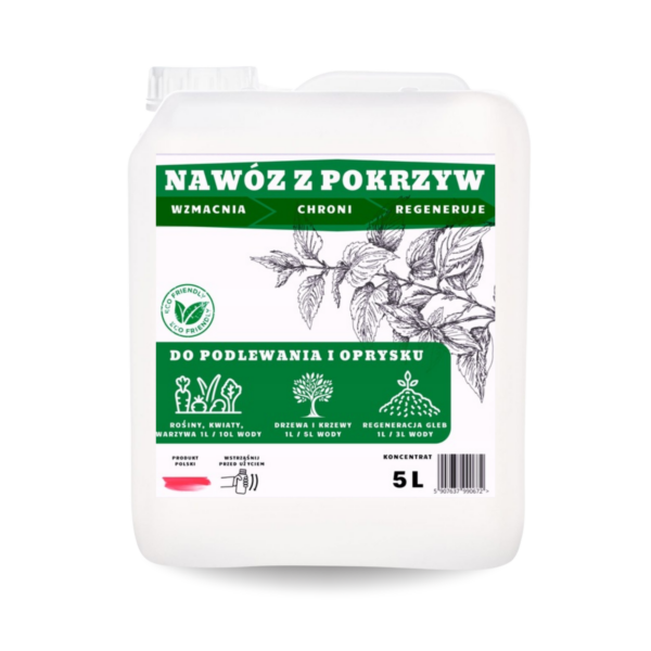 Nawóz z pokrzywy TOP EKO- 5L | Naturalne wzmocnienie roślin