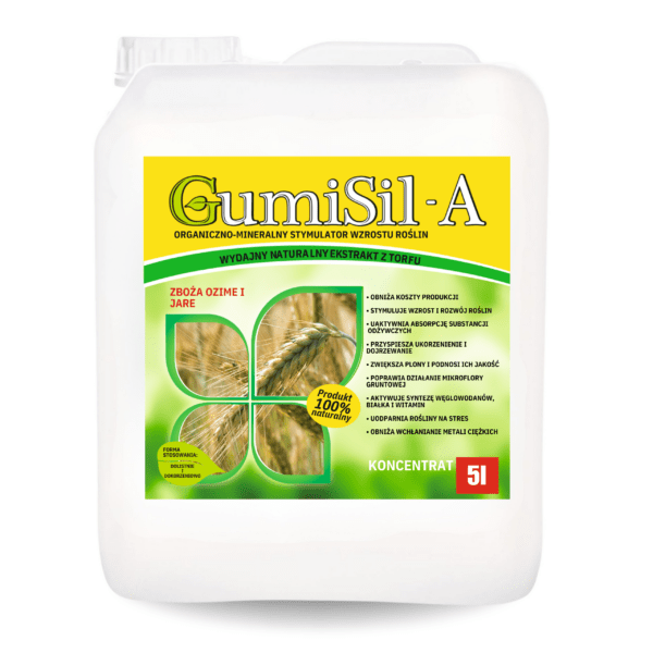 Stymulator do Zbóż GumiSil-A 5L | Silniejsze Łany i Wyższy Plon