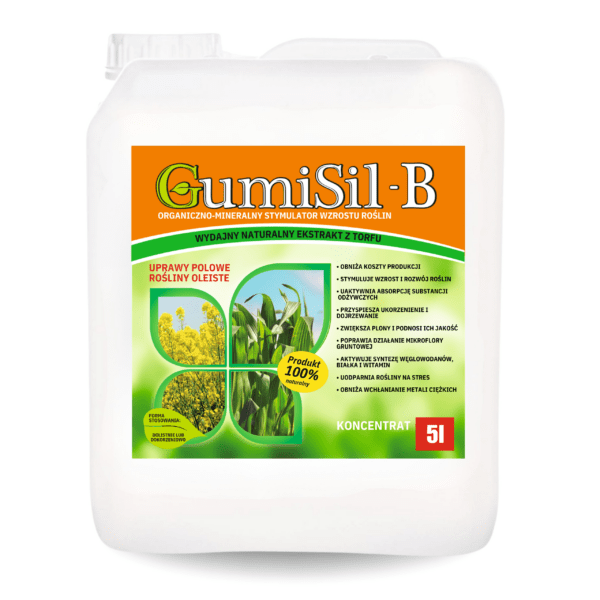 Stymulator do Roślin Oleistych GumiSil-B 5L | Większa Odporność i Plon