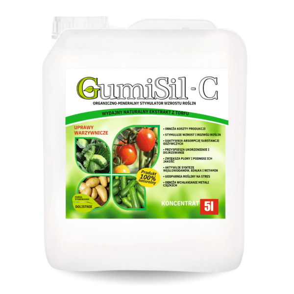 Stymulator do Warzyw GumiSil-C 5L | Wsparcie Ukorzenienia i Wzrostu