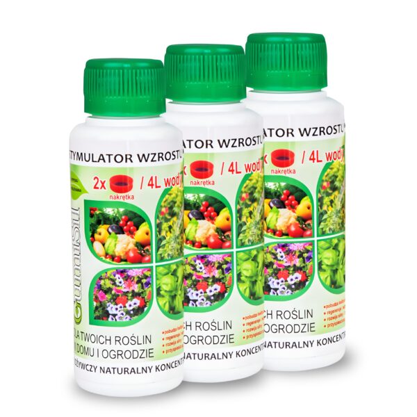 GumiSil 125 ml (3 szt.) – Ekologiczny stymulator wzrostu | Zdrowsze i mocniejsze rośliny