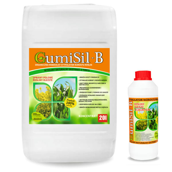 Stymulator do kukurydzy GumiSil-B 20L + GRATIS GumiSil-B 1L 2szt.