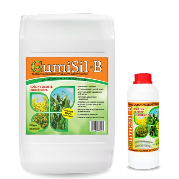 Nawóz do kukurydzy GumiSil-B 20L + GRATIS GumiSil-B 1L 2szt.