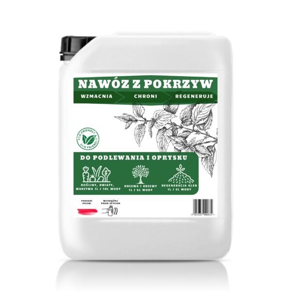 NAWÓZ Z POKRZYWY I GNOJOWICA Z POKRZYW I SILNY NAWÓZ ORGANICZNY TOP EKO 10L
