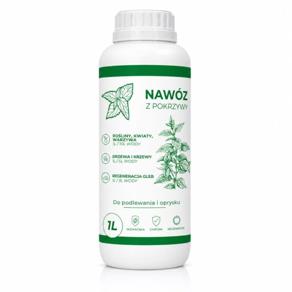NAWÓZ Z POKRZYWY I GNOJOWICA Z POKRZYW I SILNY NAWÓZ ORGANICZNY TOP EKO 1L